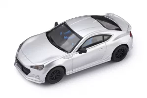 PCT01W Subaru BRZ Silver with working headlights 1:32 scale